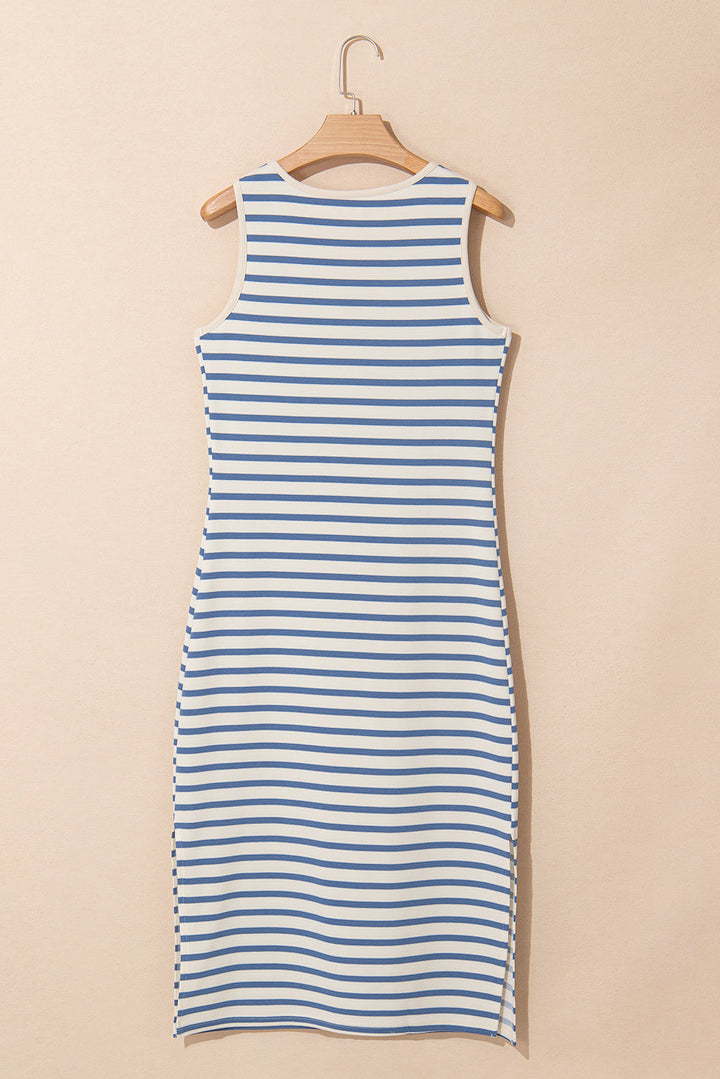 Michelle Side Slit Midi Dress