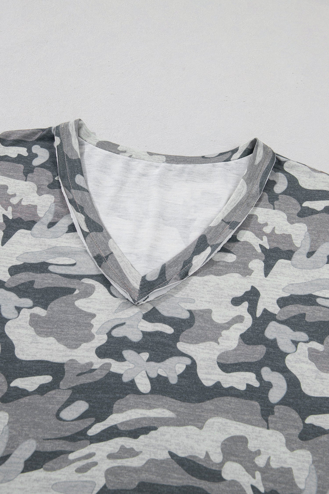 Nala Print Raw Edge Tee