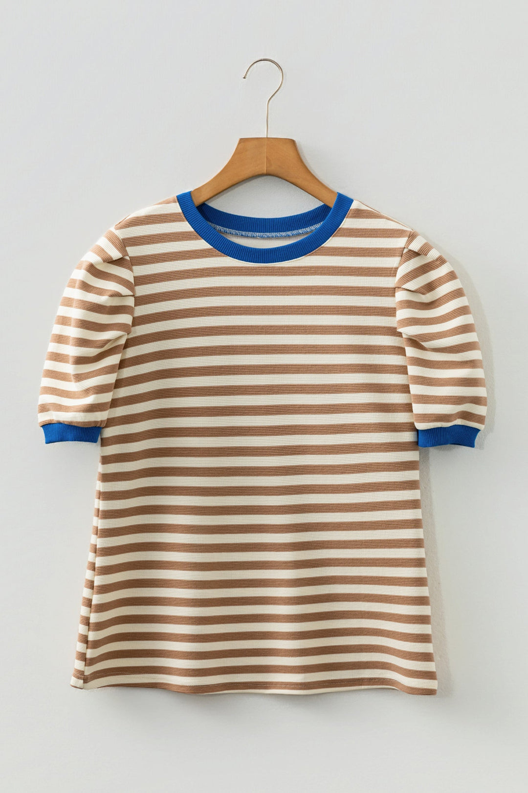 Elora Sleeve Contrast Trim Tee
