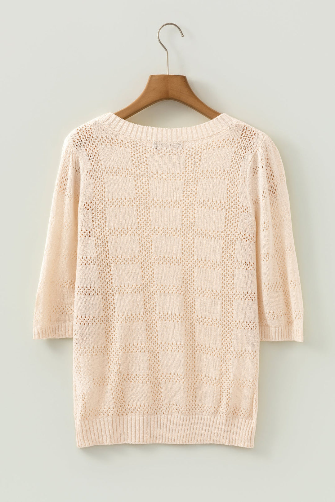 Belen Knit Short Sleeve Sweater