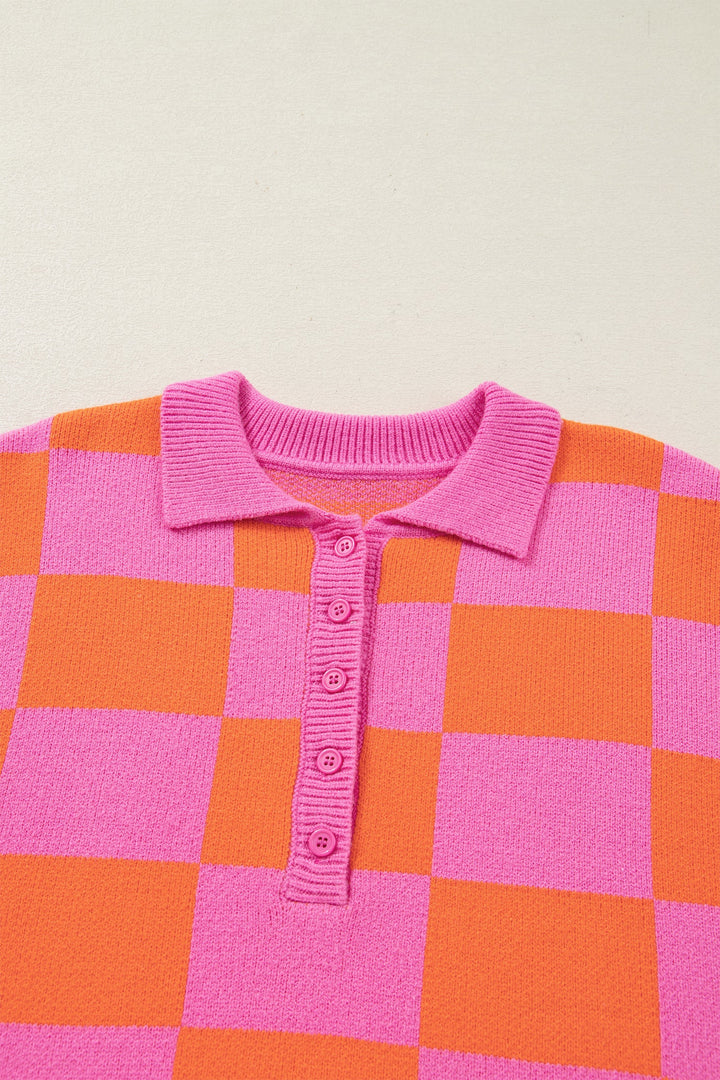 Meredith Polo Collar Baggy Sweater