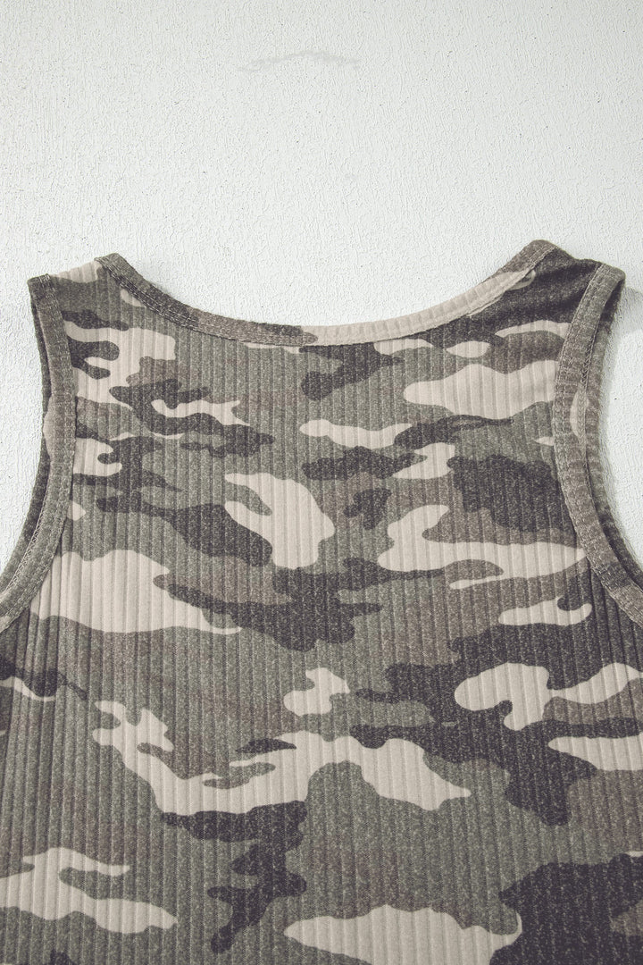 Wrenley Ribbed Knit Tank Top
