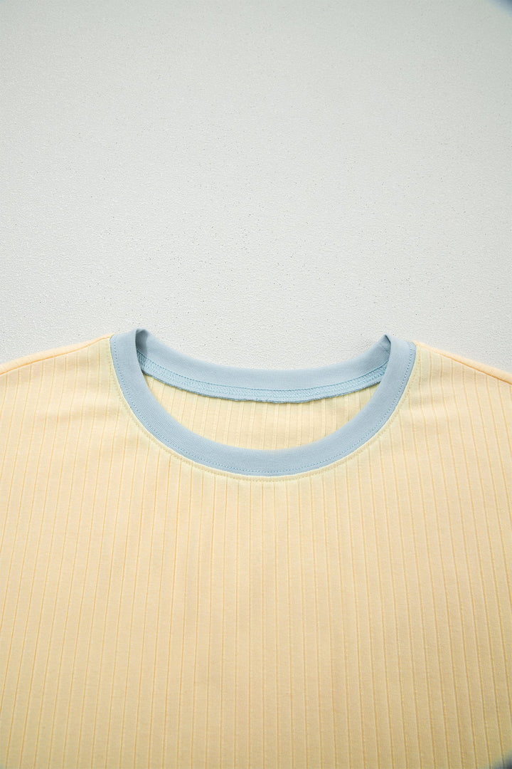 Sunny Trim Casual Short Set