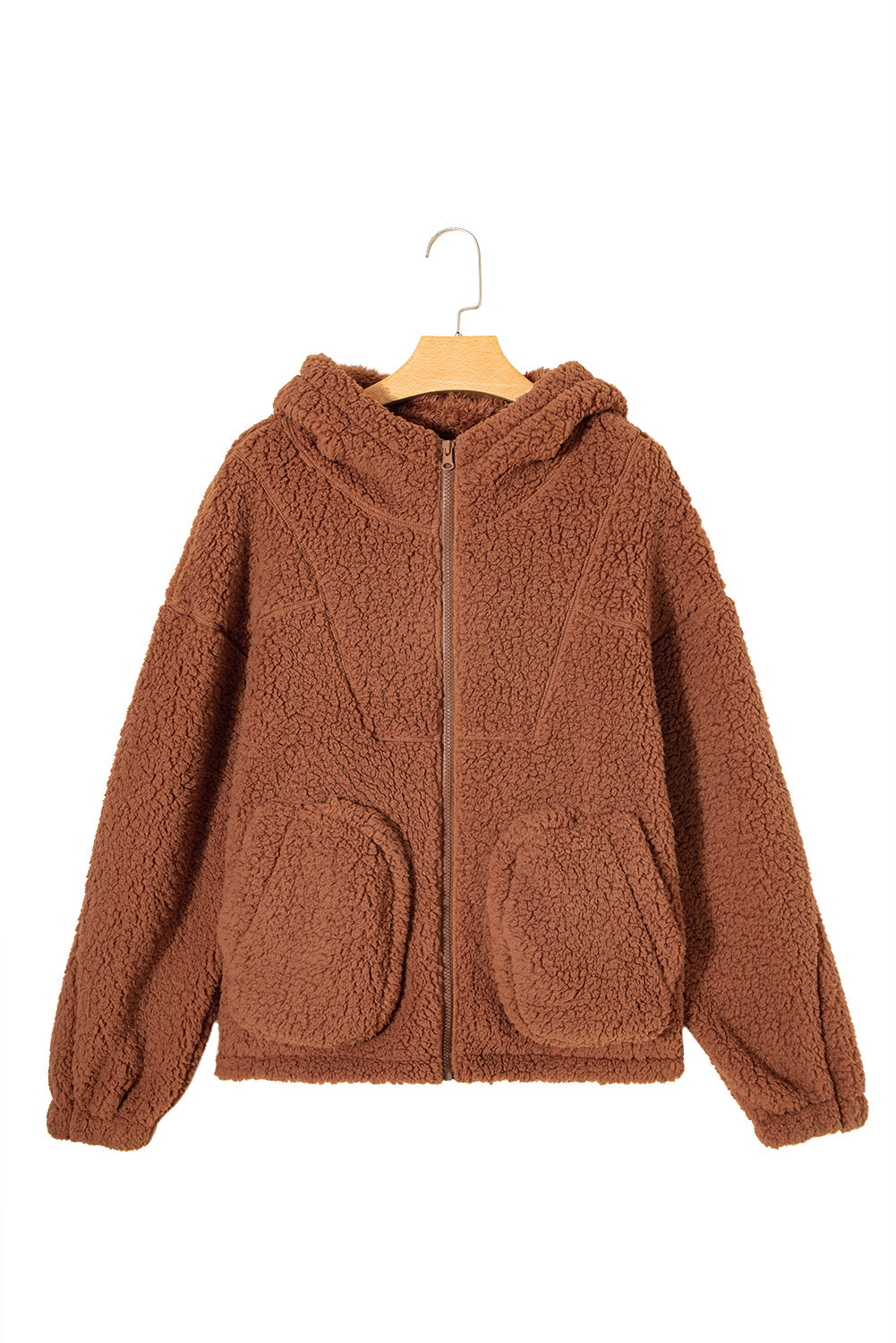 Bethany Up Hooded Sherpa Jacket