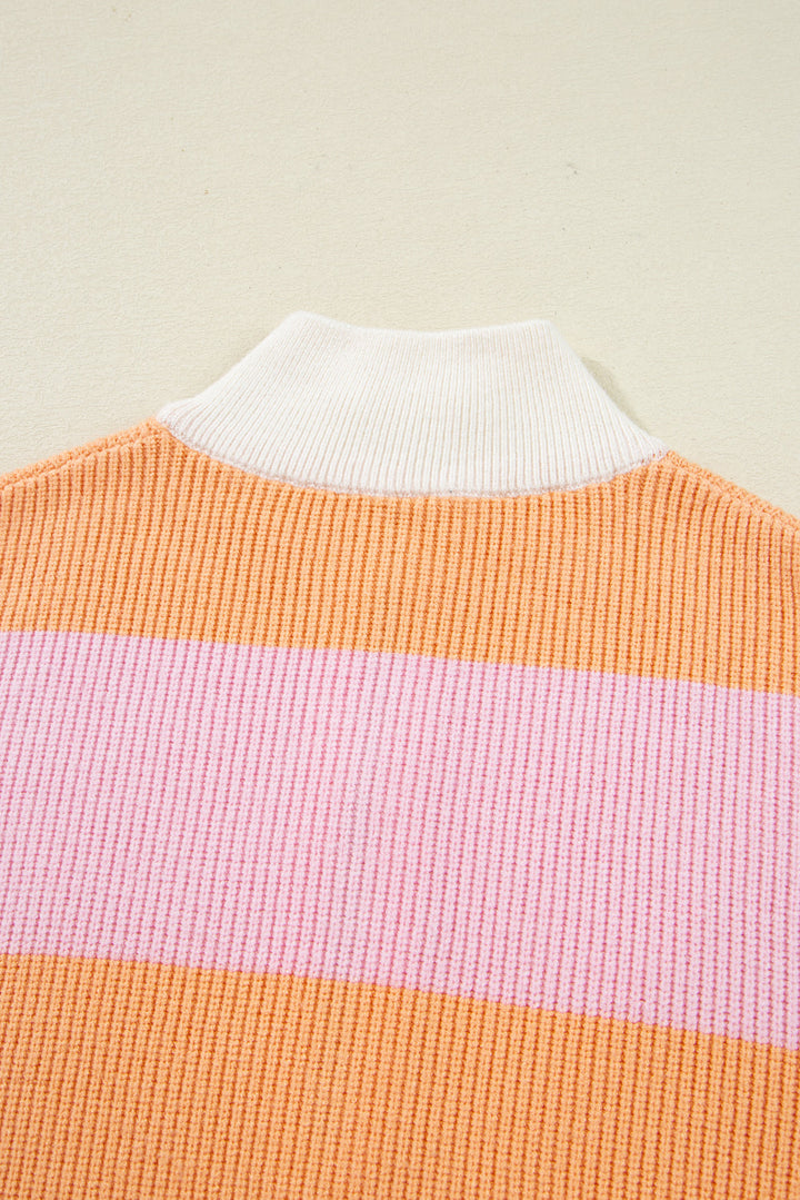 Claire Half Zip Oversize Sweater