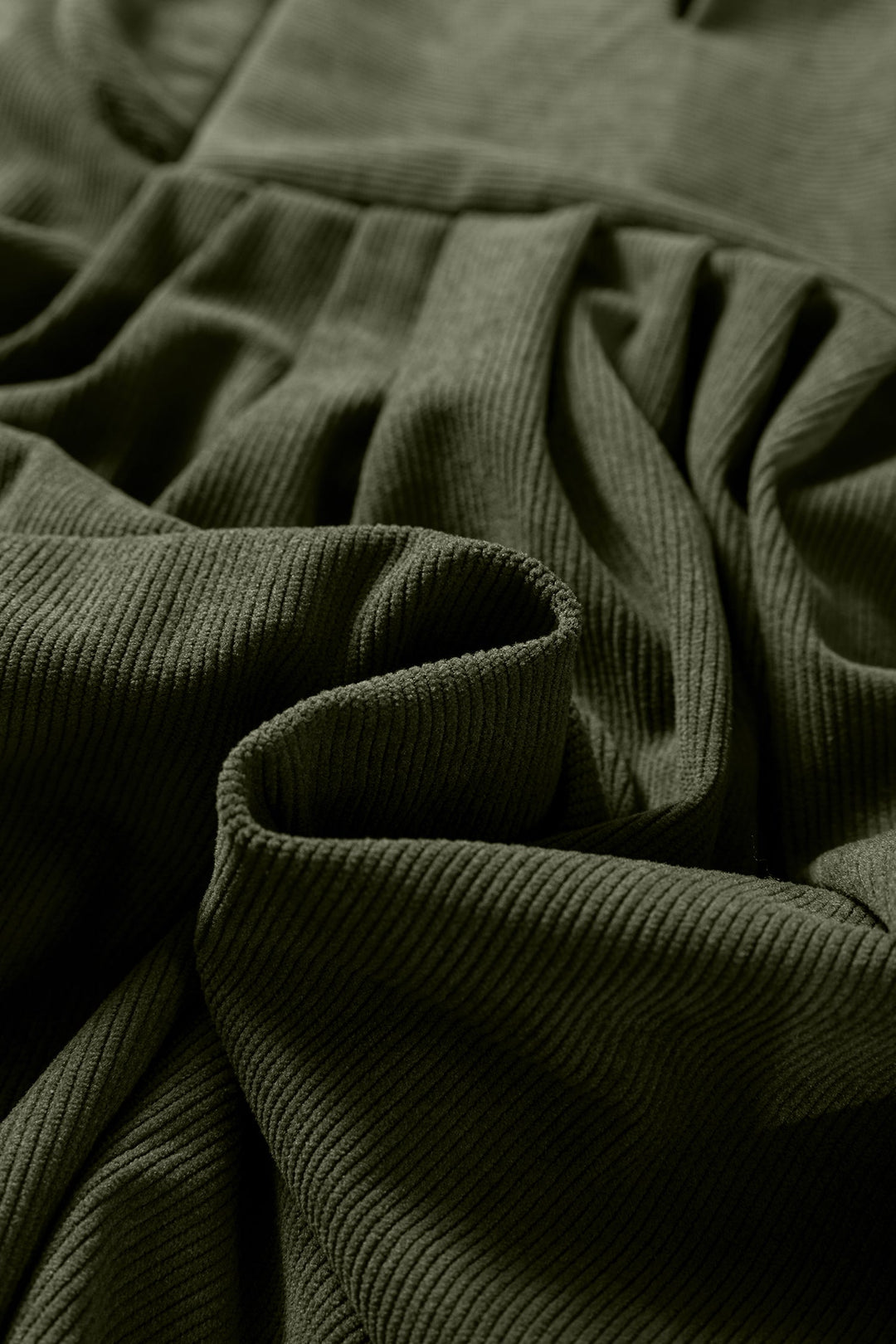 Michelle Pleated Corduroy Mini Dress