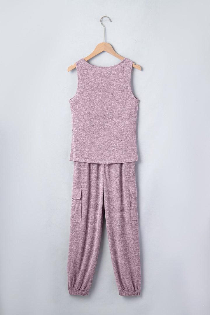 Maeve Bouquet Casual Tank Top Set