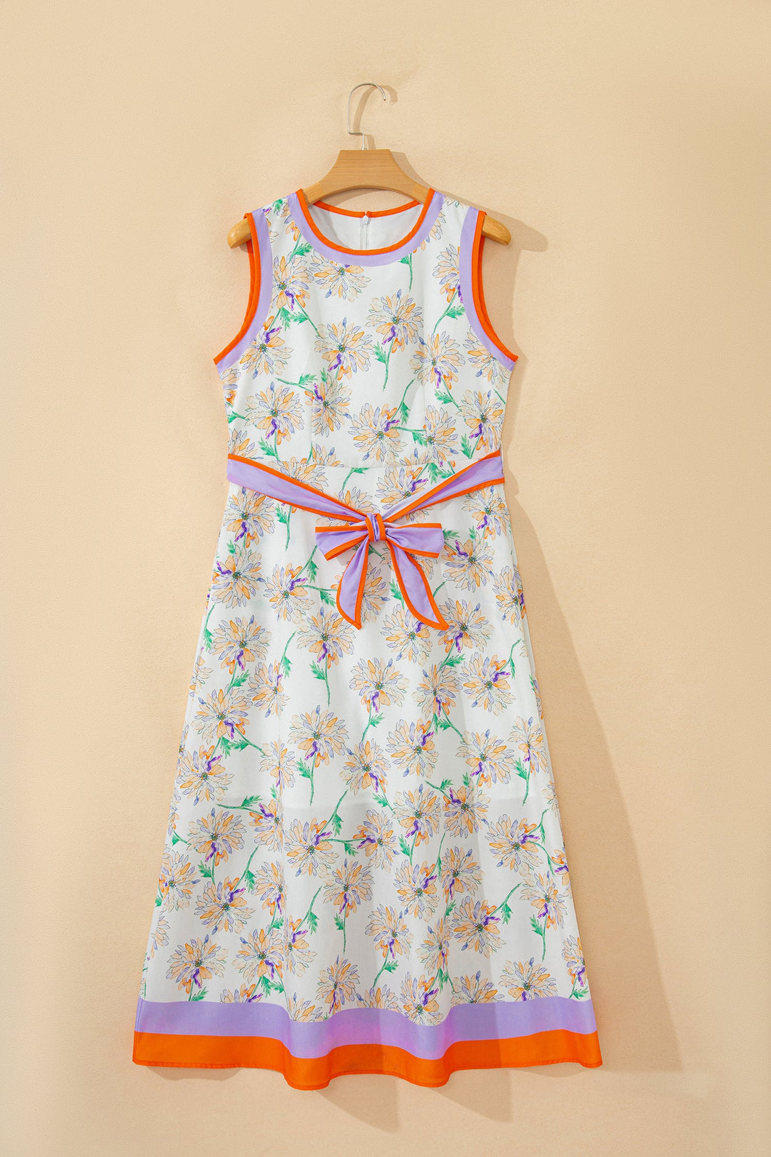 Daphne Belted Sleeveless Maxi Dress