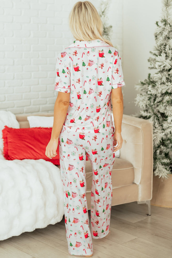 Destiny Print Short Sleeve PJ Set