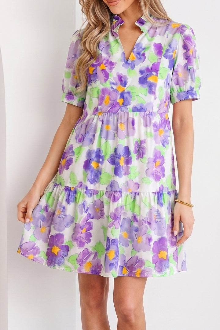 Penelope Tiered Ruffle Mini Dress