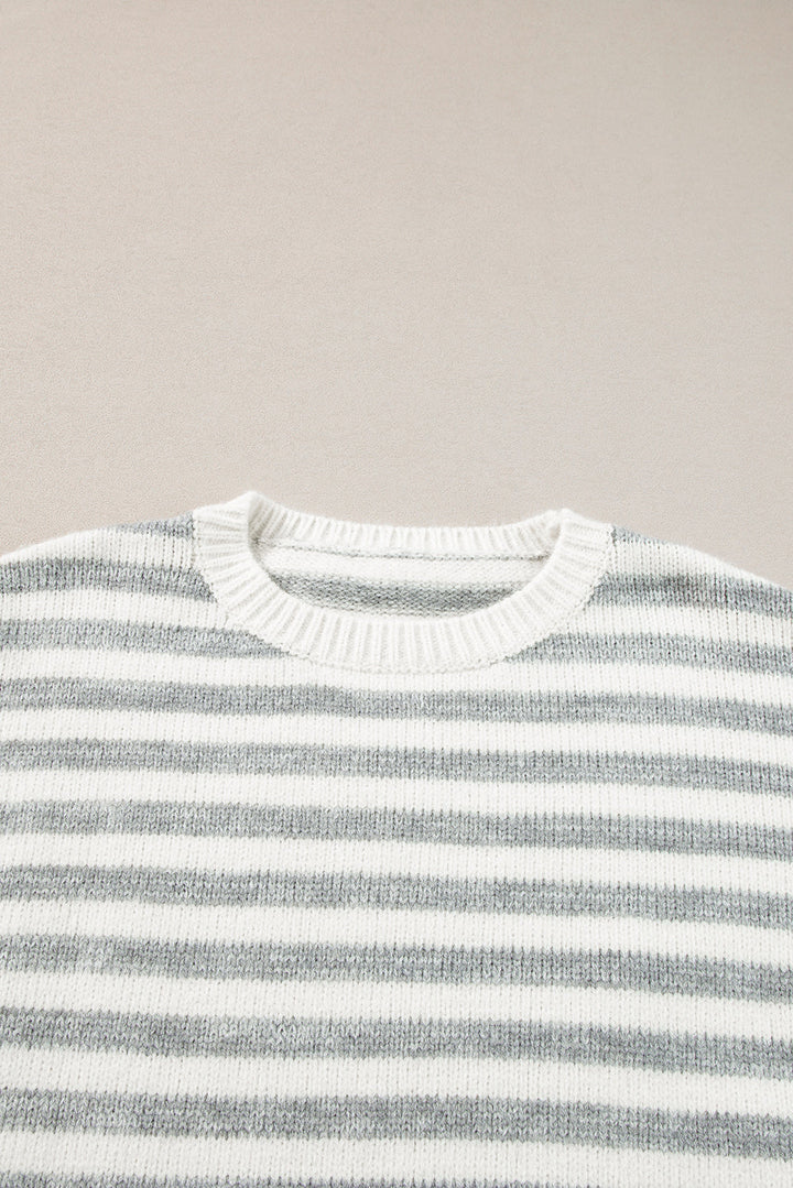 Dylan Stripe Drop Shoulder Sweater