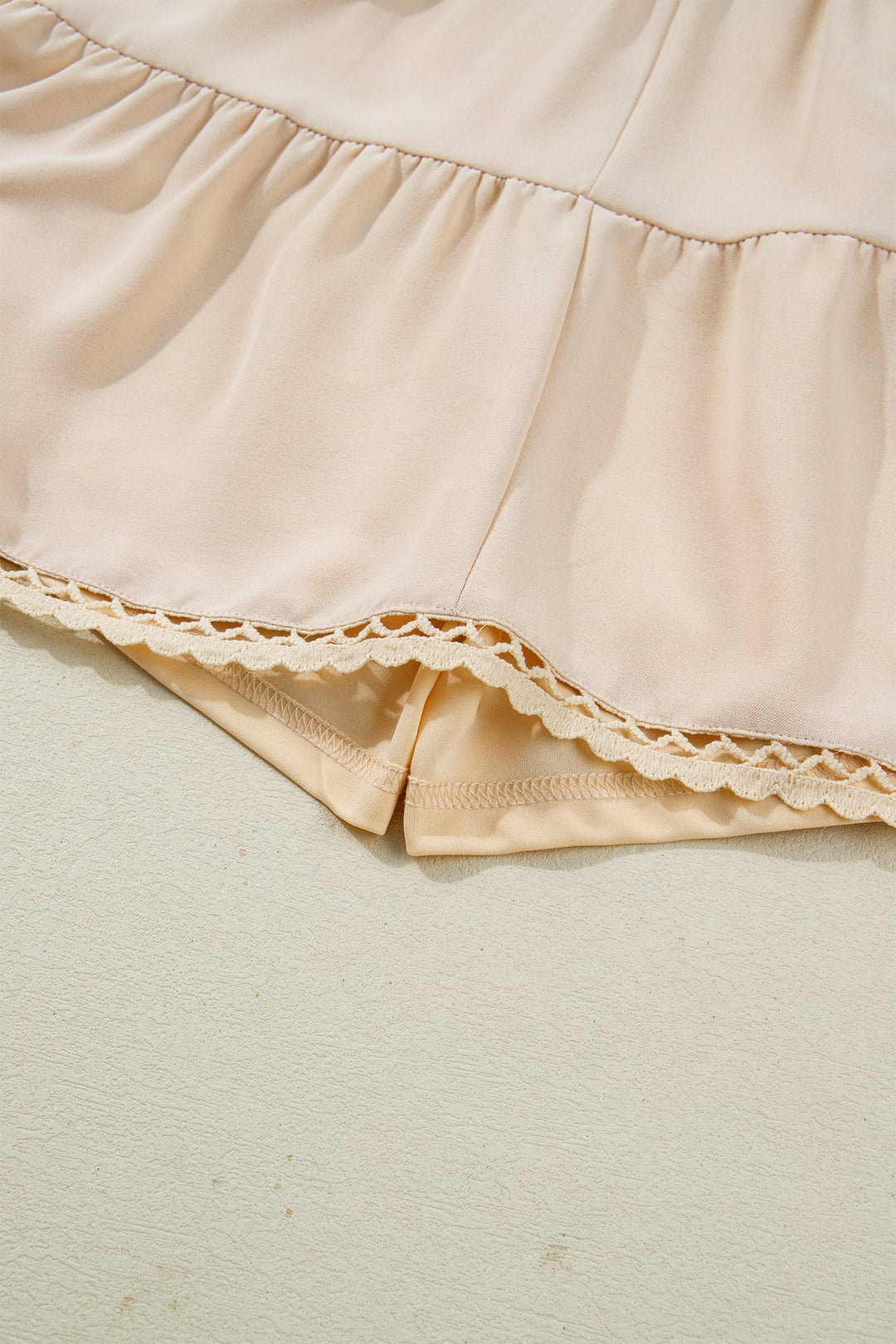 Millie Trim Boho Ruffled PLUS Shorts