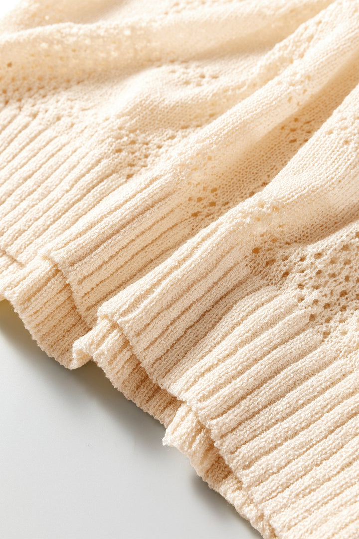 Belen Knit Short Sleeve Sweater