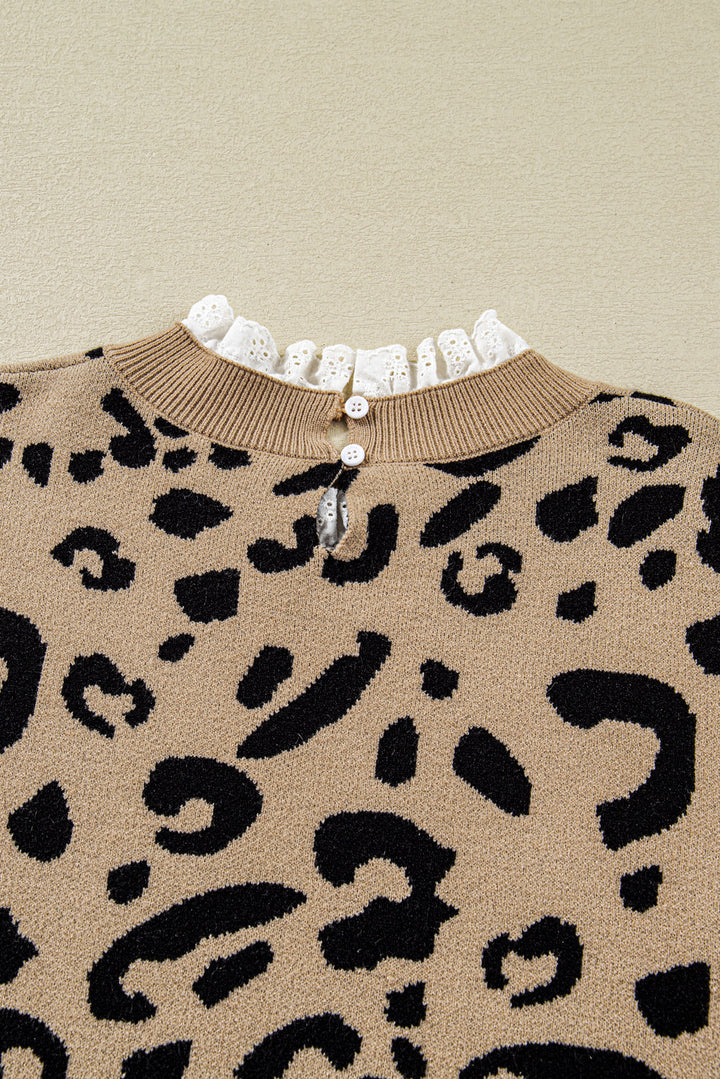Halle Lacy Trim Cuffed PLUS Sweater