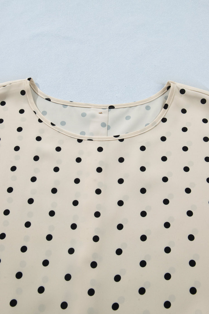 Alison Short Sleeve Babydoll PLUS Blouse