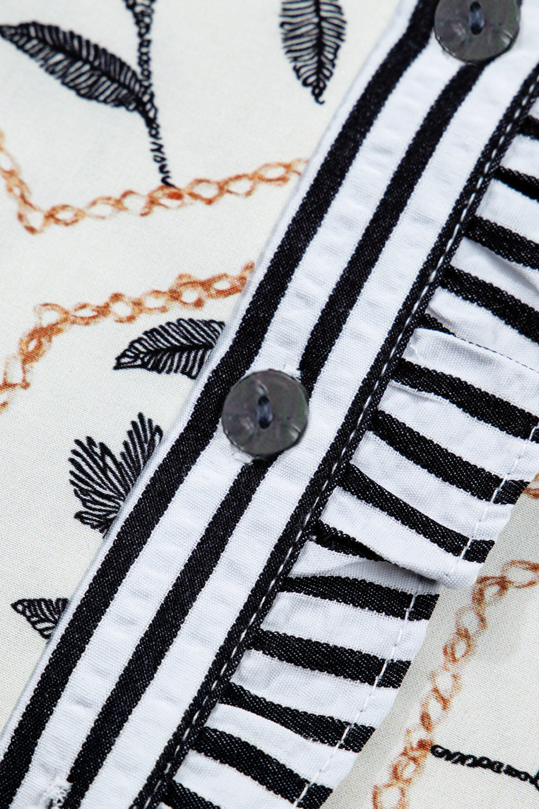 Hayden Patchwork Short Sleeve Blouse