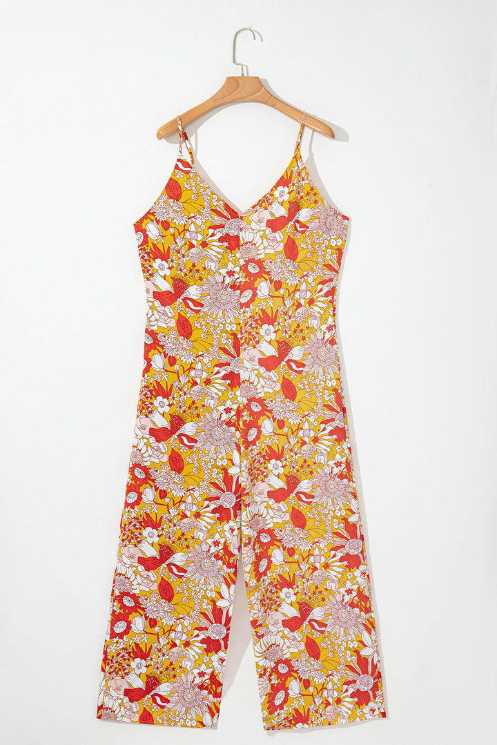 Navy Wide Leg Sleeveless Jumpsuit