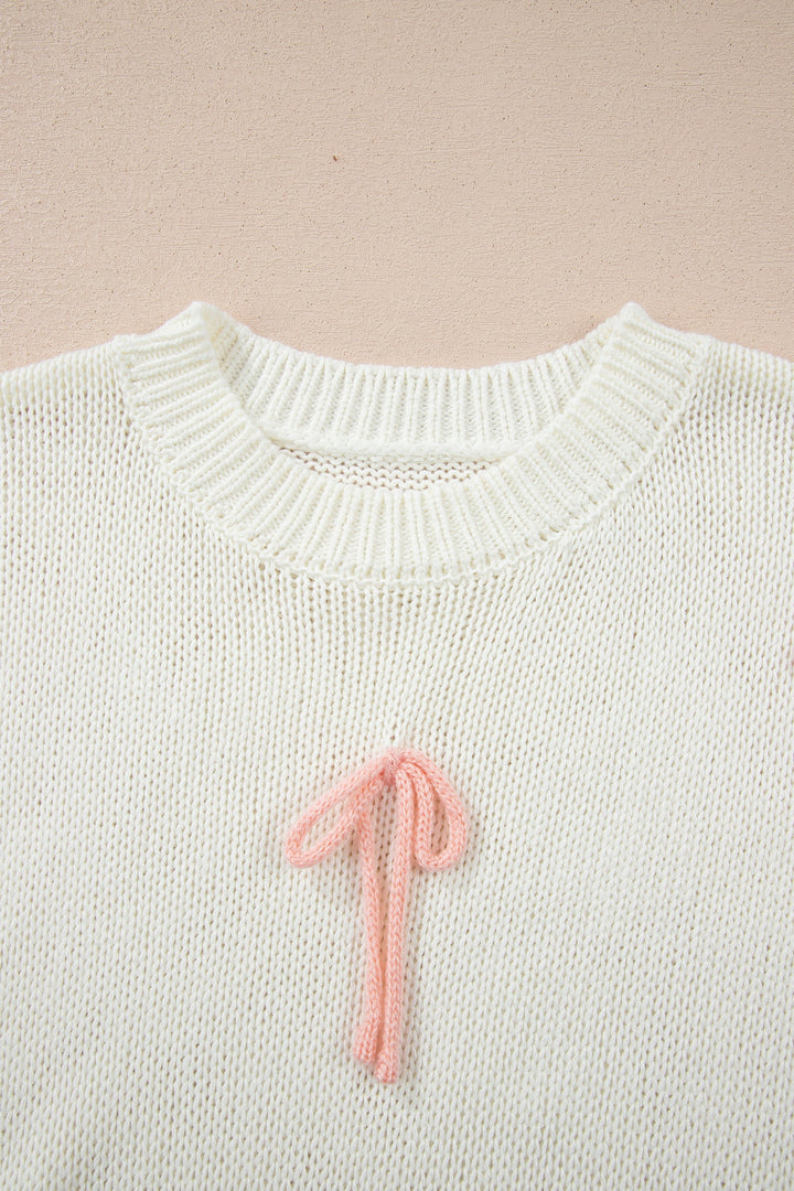 Malani Bow Knot Loose Sweater