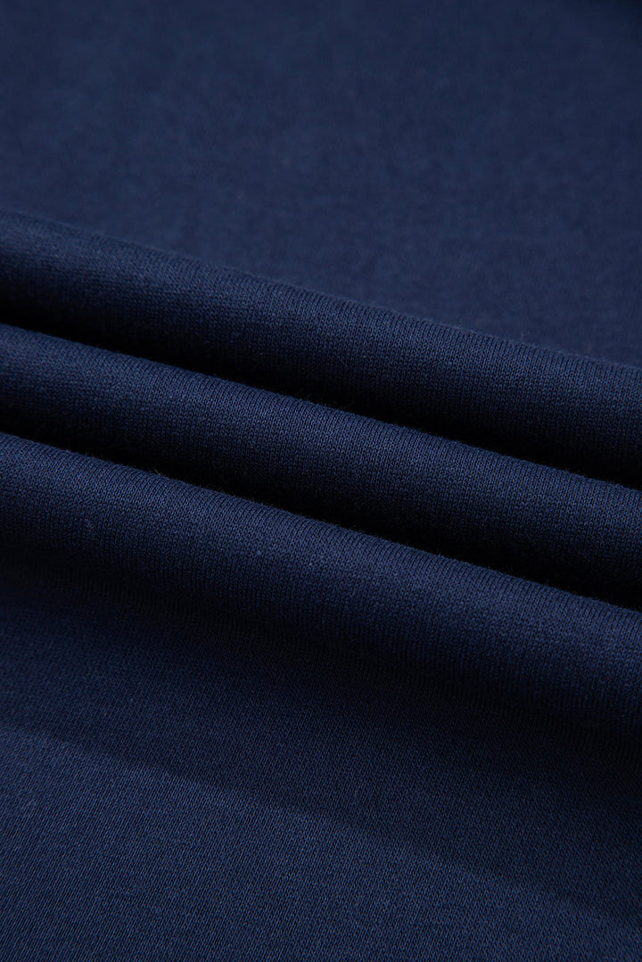 Hana Striped Detail Crewneck Pullover