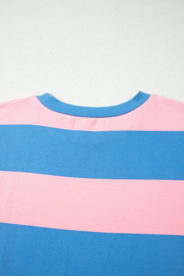 Royalty Block Oversize Tunic Tee
