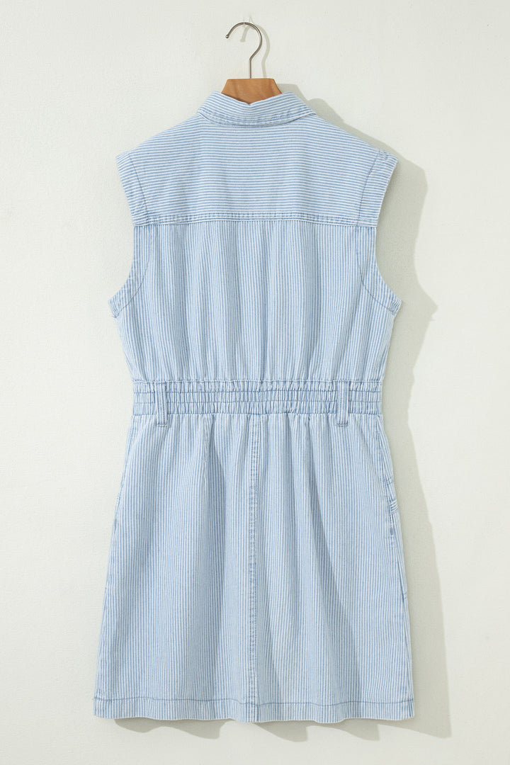 Anne Front Sleeveless Mini Dress