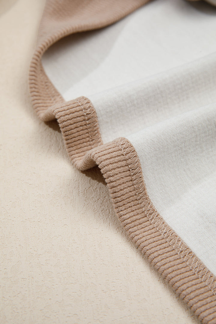 Elodie Textured Drawstring Baggy Hoodie