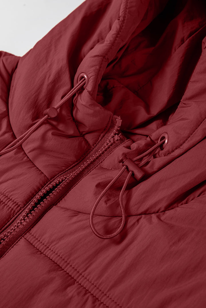 Clare Side Hooded Puffer Vest