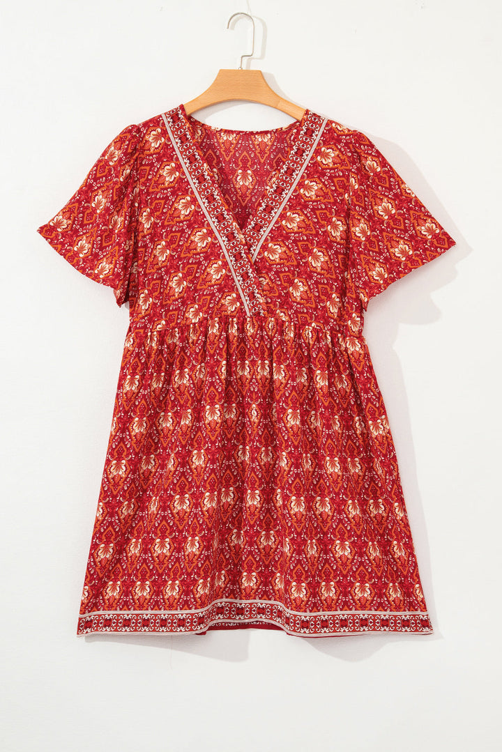 Natasha Waist Flowy Mini PLUS Dress