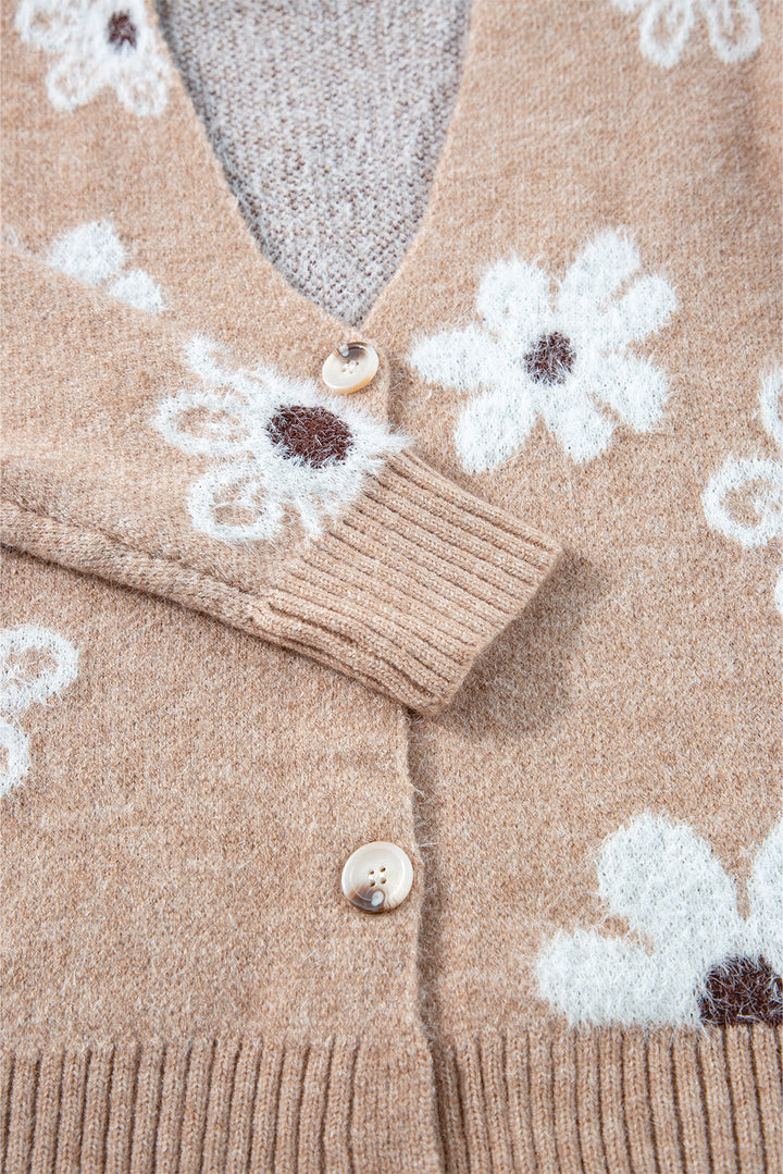 Keily Print Knitted Up Cardigan