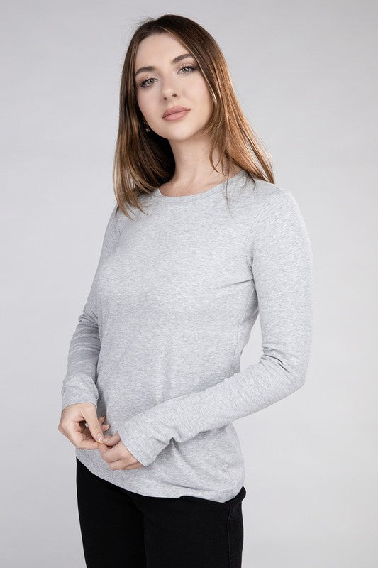Lacey Crew Neck Long Sleeve