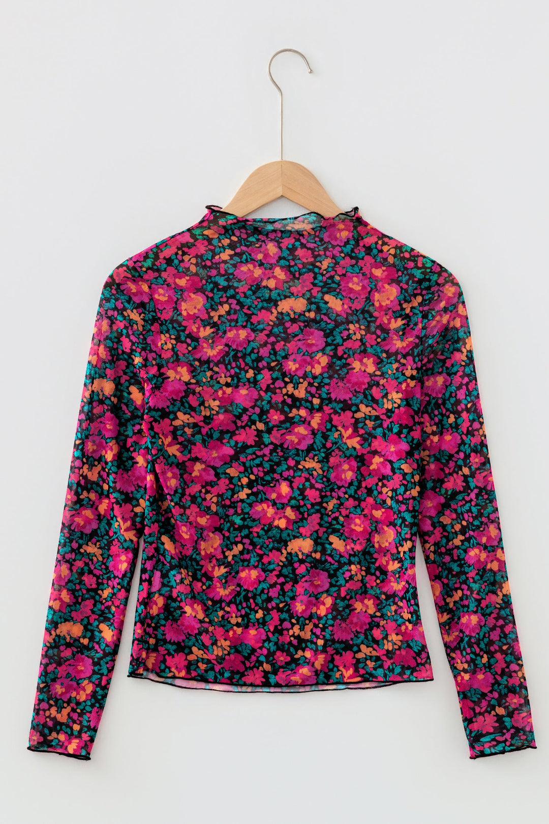 Leona Sleeve Mock top Long Sleeve Top