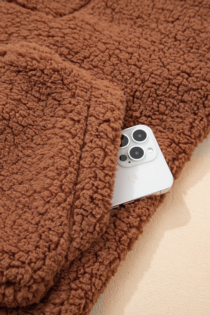 Bethany Up Hooded Sherpa Jacket