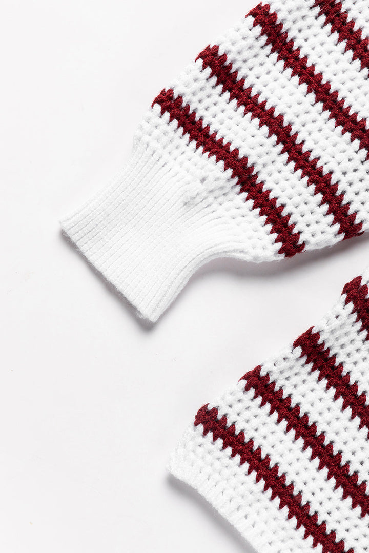 Aadhya Knit Hem Baggy Sweater