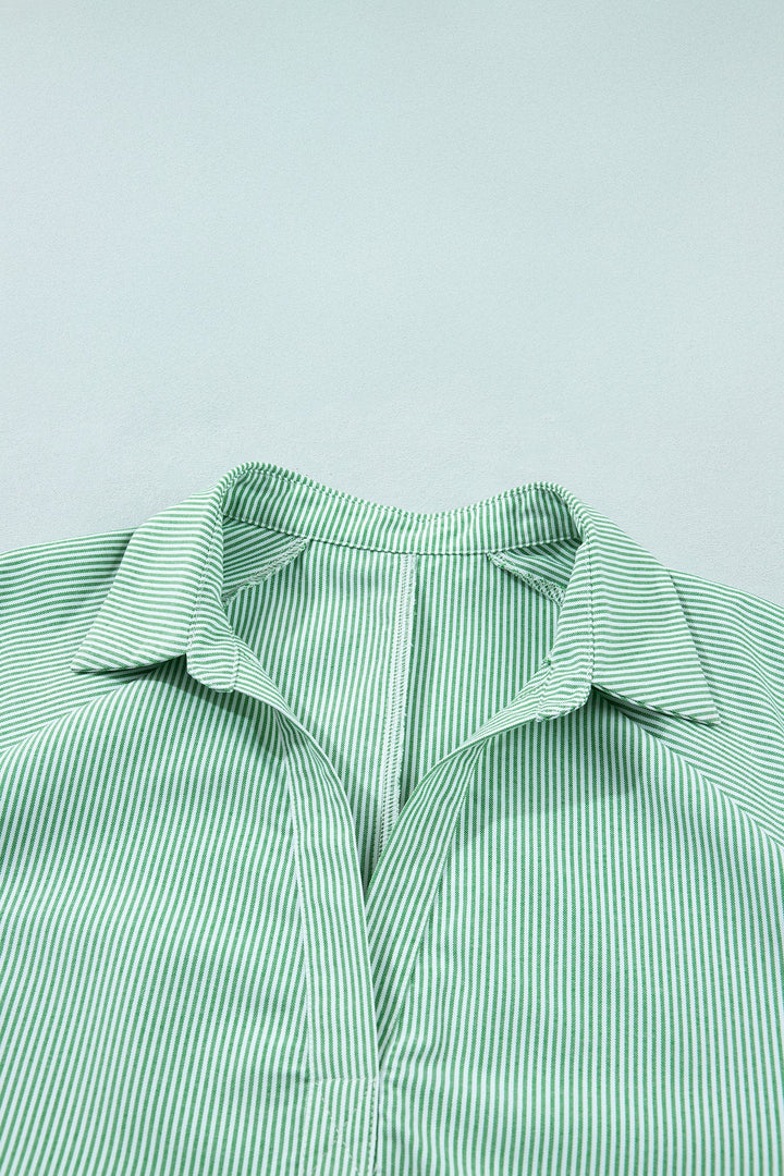 Anaya Collar Short Sleeve PLUS Blouse