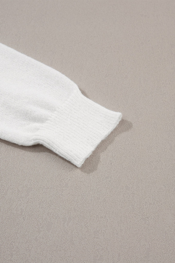 Robin Glitter Print Casual Sweater