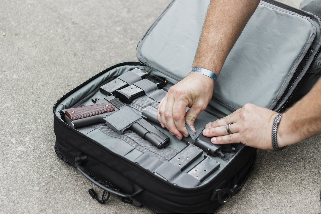 Four Gun Pistol Pack, Range Bag