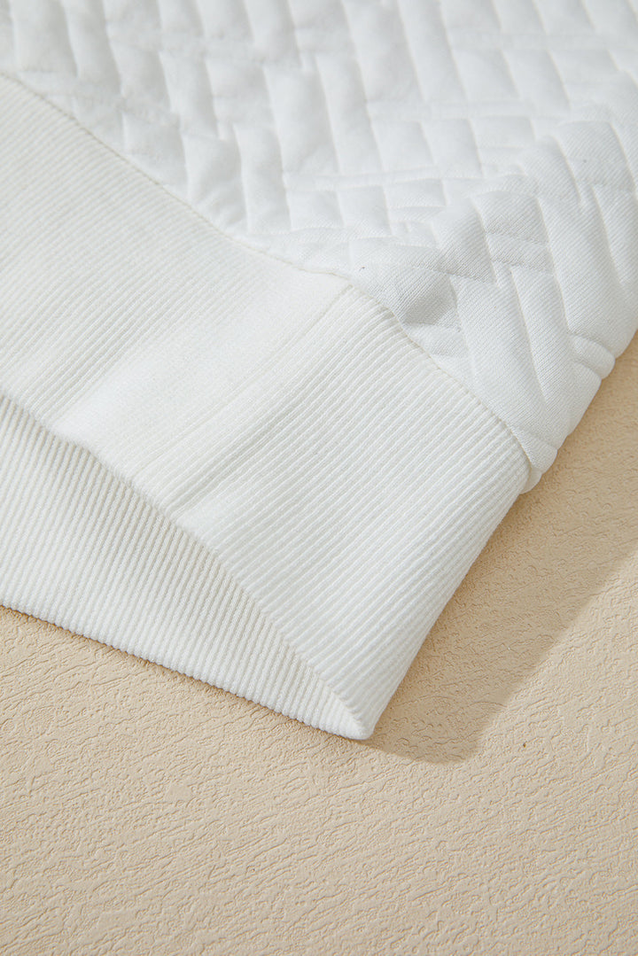 Raina Textured Collared Pullover