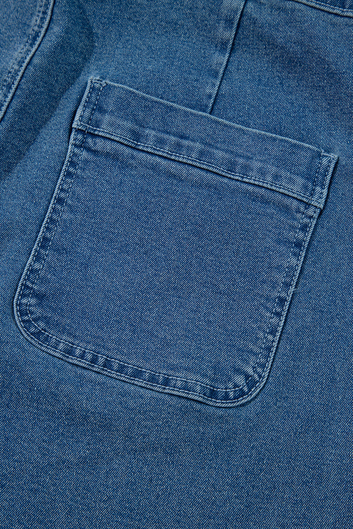 Maya Cropped Wide Leg Overalls