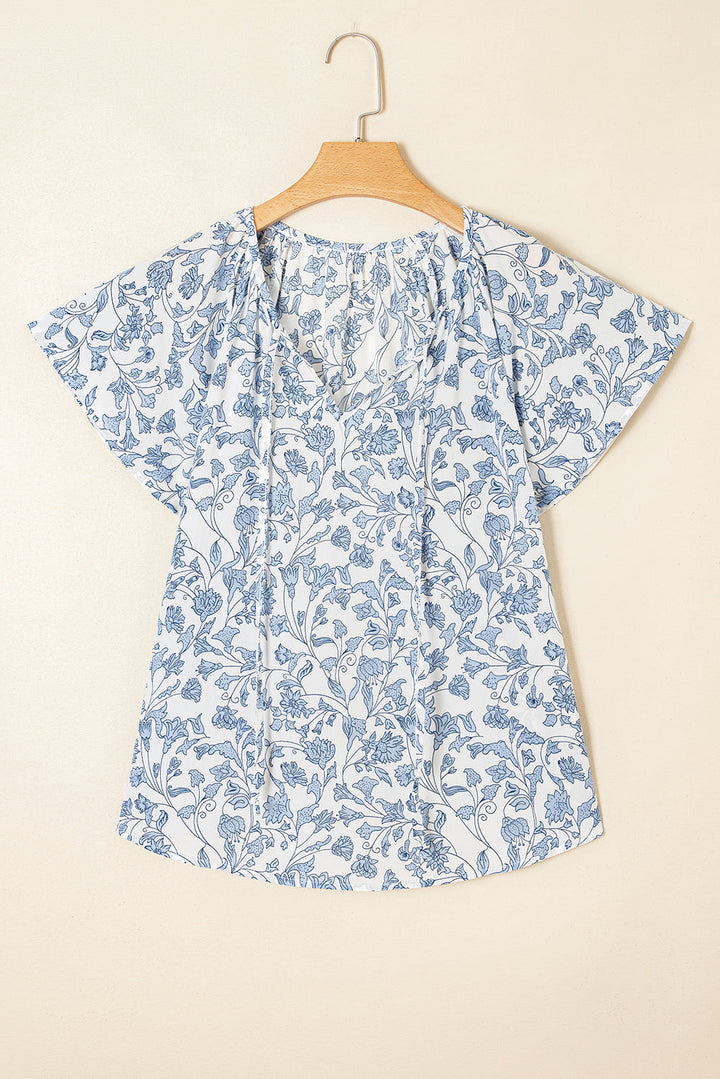 Avianna Print Fantasy Fluttering Blouse