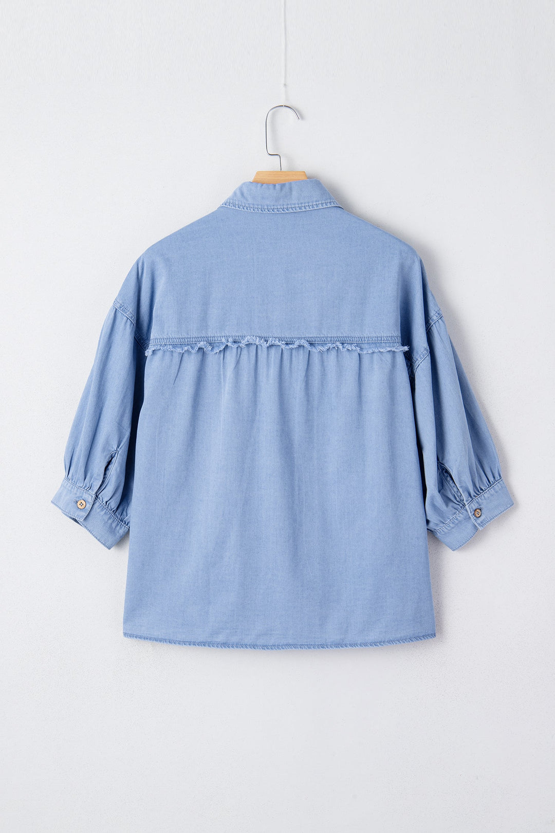 Londyn Bracelet Sleeve Chambray Shirt