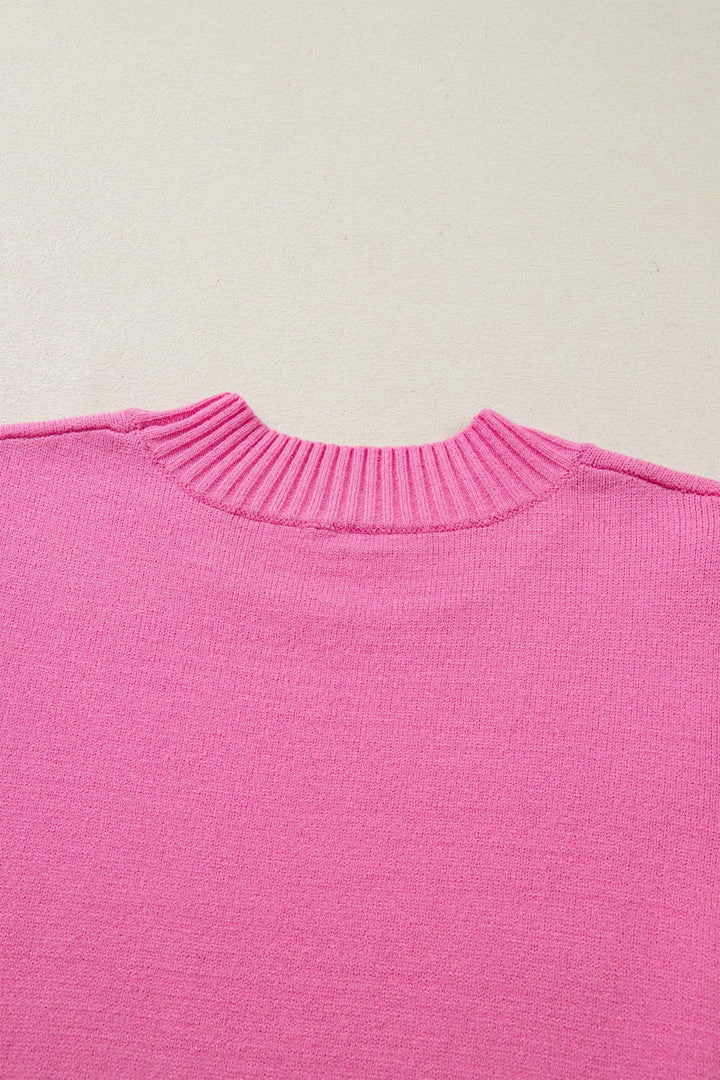 Noelle Ruffle Short Sleeve Sweater