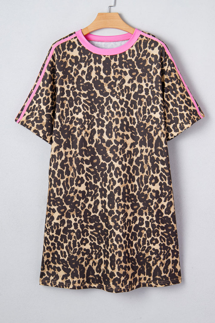 Kaiya Detail Loose T Shirt Dress