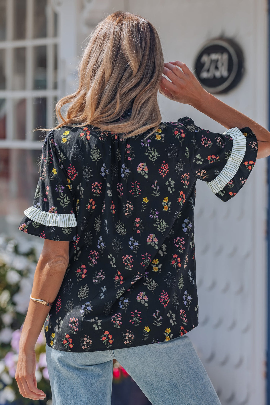 Aliya Short Sleeve Floral Shirt