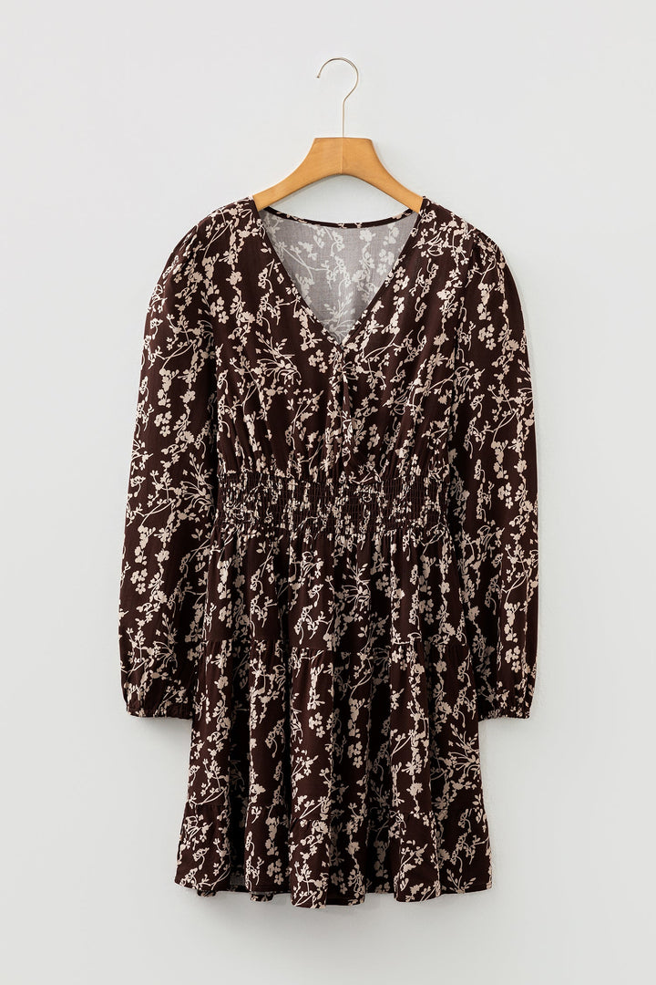 Serenity Waist Flared Mini Dress