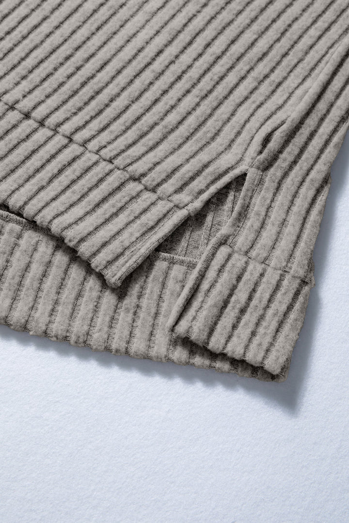 Amira High Knitted Pullover Top