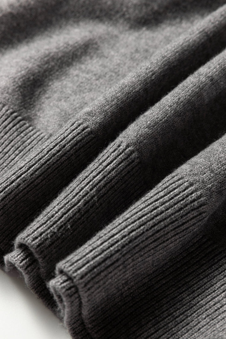 Katelyn Patchwork Cuffs Loose Sweater