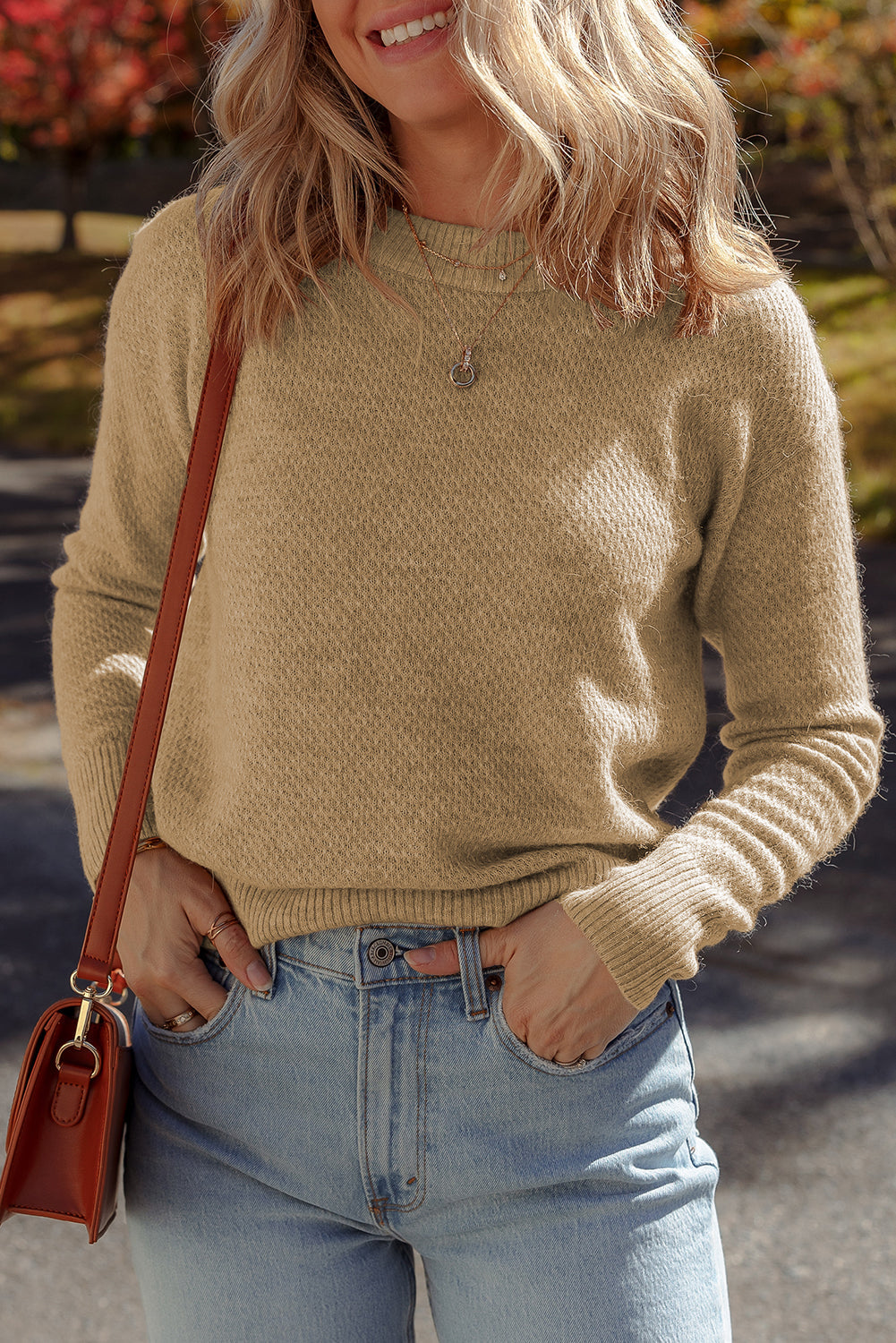 Nina Knit Casual Fitted Sweater