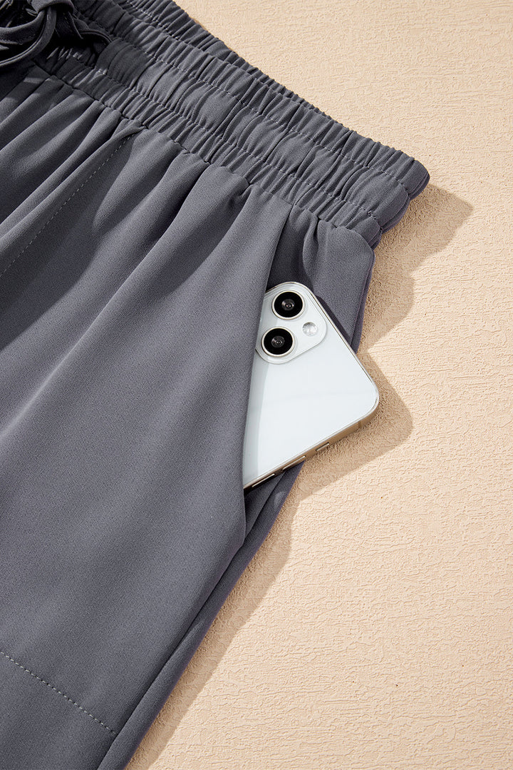 Elani Waistband Cropped Jogger Pants