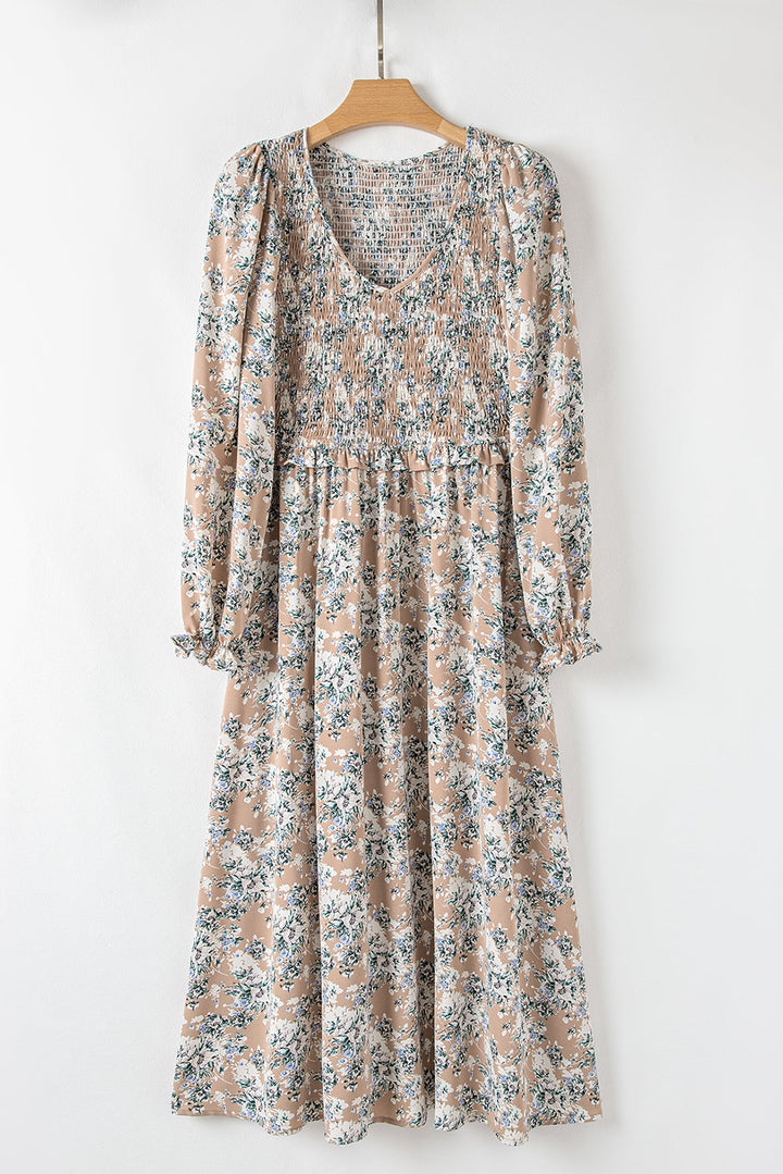 Indy Puff Sleeve Long Dress