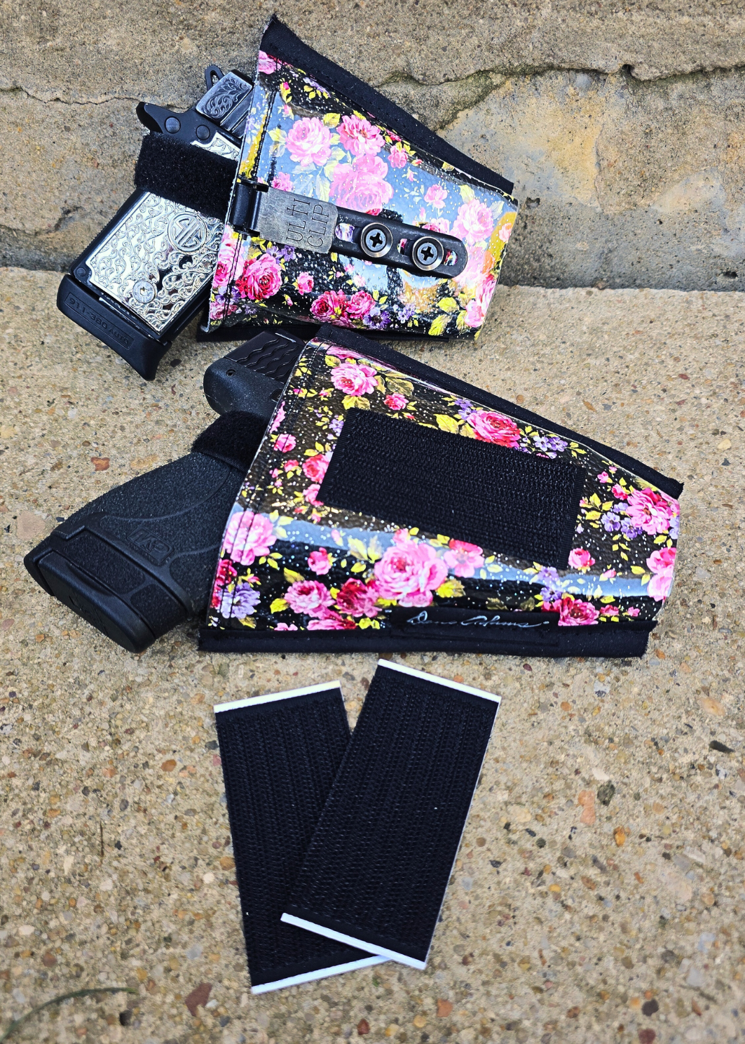 Dark Spring Floral Universal Trigger Guard & IWB